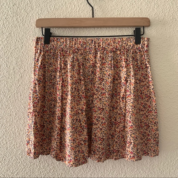 XHILARATION Floral Crop Top Mini Skirt 2pc Set Medium - Picture 9 of 16